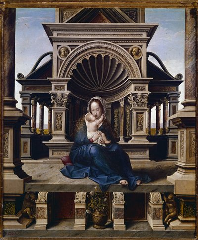 लोवेन का वर्जिन (पैनल पर तेल, c.1520) द्वारा Jan (c.1472-c.1533) Gossaert