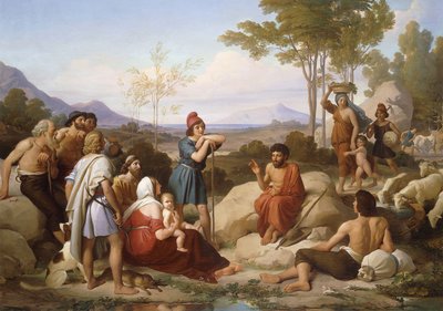 Aesop एक कल्पित कहानी कह, द्वारा जान एडम जांज़ून क्रूसमैन