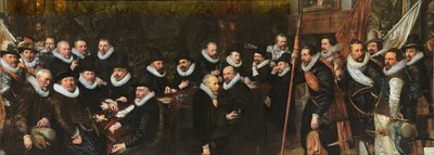 द हेग, 1618 की नगर पालिका द्वारा सेंट सेबेस्टियन रेंज में नागरिक गार्ड का स्वागत द्वारा जान एंथोनिज़ रेवेस्टिन वैन
