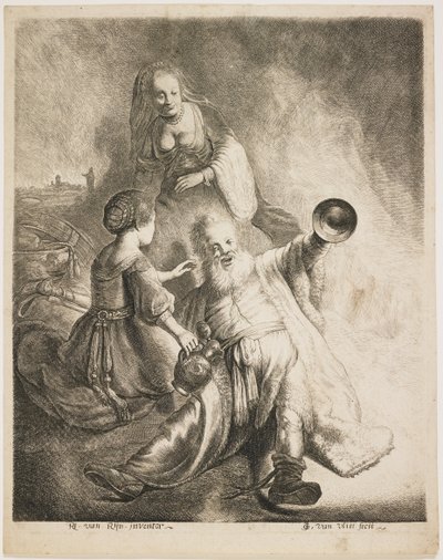 लॉट एंड हिज़ डॉटर, 1631 द्वारा जान जॉर्ज वैन व्लिट