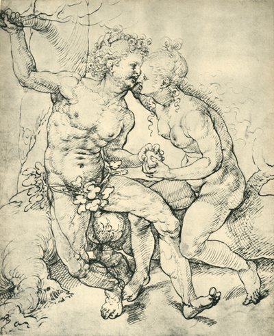 एडम और ईव, 1520-1525, 1943। द्वारा जन गोश्त