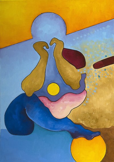 लड़का, उम्र 14, अपने भविष्य पर विचार करते हुए, 2008 (कैनवास पर तेल) द्वारा जान ग्रोनबर्ग