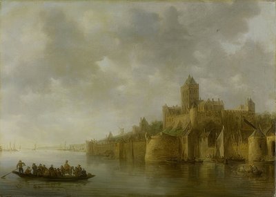 निजमेगेन में डेर वालखोफ। 1641 द्वारा जन जोसेफ्स वैन गोयन