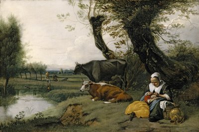 देहाती दृश्य, c.1667-1668 द्वारा जन सिबेरचेत्स