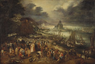 नाव से मसीह उपदेश, 1606 द्वारा जन एल्डर ब्रूघेल