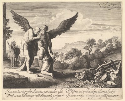 ब्लाइंड टोबिट द्वारा टोबियास धन्य, 1620-41। द्वारा जान वैन डे वेलडे II