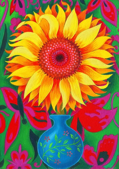 सूरजमुखी, 2015, द्वारा Jane Tattersfield