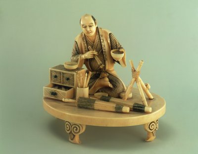 पारसोल निर्माता, ओकिनोमो या अवधि (1600-1868) द्वारा जापानी स्कूल