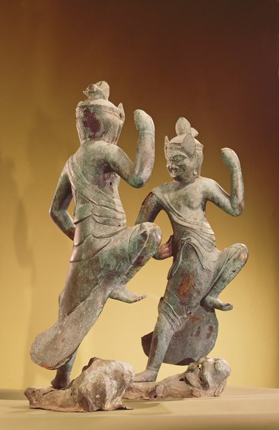 Zao Gongen, Heian अवधि (794-1185) (कांस्य पर लागू होता है) द्वारा Japanese School