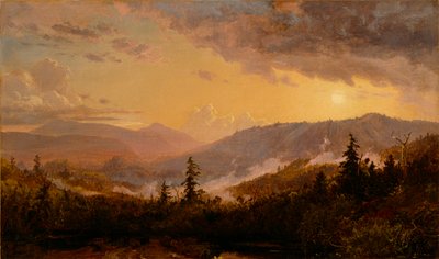 Catskill पहाड़ों में एक तूफान के बाद सूर्यास्त, c.1860 द्वारा जैस्पर फ्रांसिस क्रॉसे