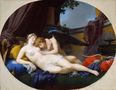 कामदेव और मानस द्वारा Jean Baptiste Regnault