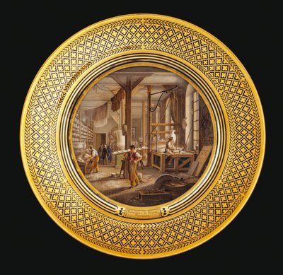 सेव्रेस पोर्सिलेन, c.1820-1835 (चीनी मिट्टी के बरतन) द्वारा जीन चार्ल्स देवलि
