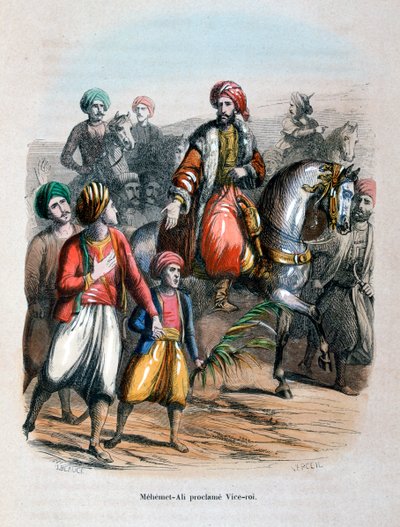 मेहमत अली ने वाइसराय की घोषणा की, 1805 1847 द्वारा जीन एडोल्फ बीज़