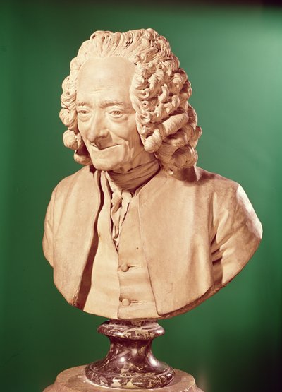 वोल्टेयर की बस्ट (1694-1778) द्वारा Jean Antoine Houdon