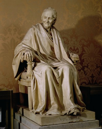 फ्रेंकोइस-मैरी एरॉएट वोल्टेयर (1694-1778) 1781 (संगमरमर) द्वारा Jean Antoine Houdon