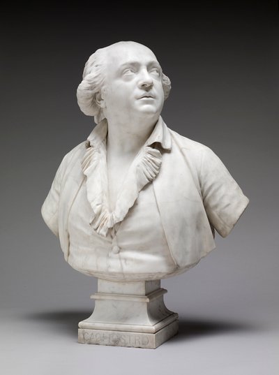 Giuseppe Balsamo, Comte di Cagliostro, 1786 (संगमरमर) द्वारा Jean Antoine Houdon