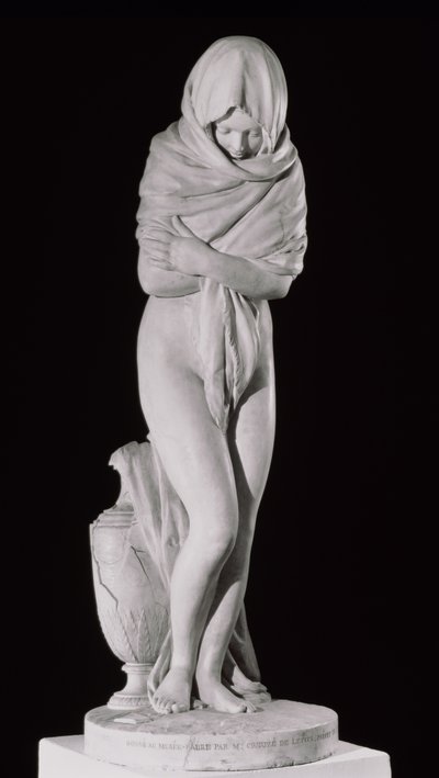 सर्दी, या मिर्च महिला (संगमरमर) द्वारा Jean Antoine Houdon