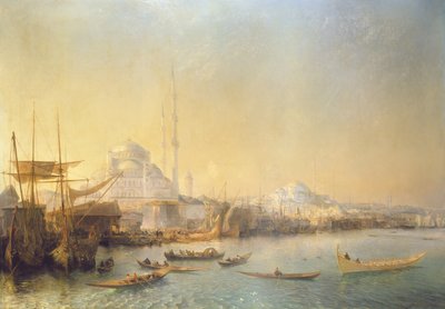 कॉन्स्टेंटिनोपल और गोल्डन हॉर्न, 1840 पर एक व्यापक दृश्य द्वारा जीन एंटोनी थिओडोर गुडिन