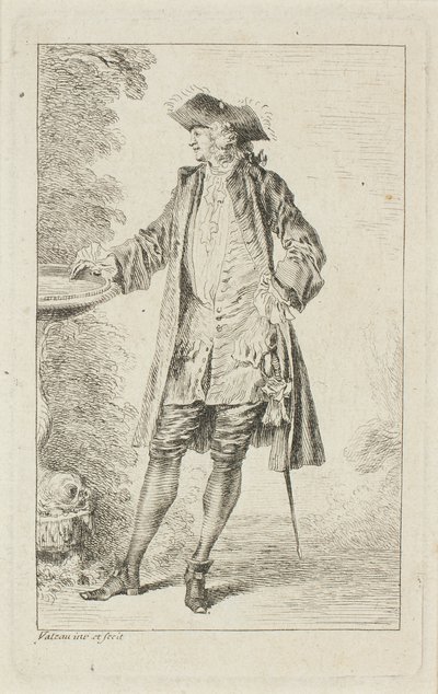 फैशन आंकड़े द्वारा Jean-Antoine Watteau