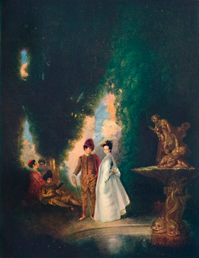 फाउंटेन, c18 वीं सदी, 1911 द्वारा जीन एंटोनी वट्टू