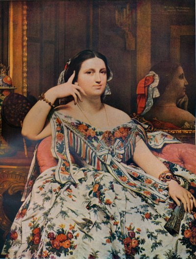 मैडम मॉटेसियर, 1856, 1936 द्वारा जीन अगस्टे डॉमिनिक इंगर्स