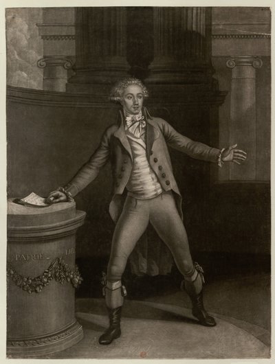 एंटोनी-पियरे-जोसेफ-मैरी बार्नवे 1761-1793। द्वारा जीन बैप्टिस्ट औडेबर्ट