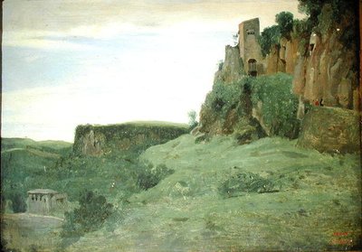 सिविटा कास्टेलाना, c.1826-27 (कैनवास पर तेल) द्वारा जीन बैप्टिस्ट केमिली कोरोट