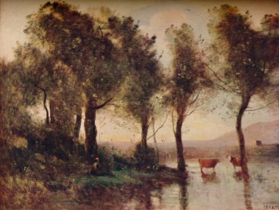 लिटांग, द पॉन्ड्स, 19 वीं सदी, 1910 द्वारा जीन बैप्टिस्ट केमिली कोरोट