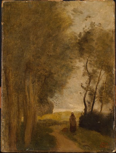 लिसेरिए डे बोइस की सड़क, c.1860-65 द्वारा जीन बैप्टिस्ट केमिली कोरोट