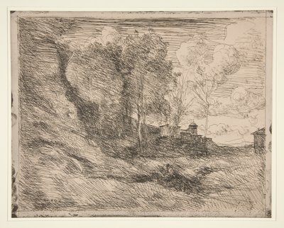 याद मे द्वारा Jean-Baptiste-Camille Corot