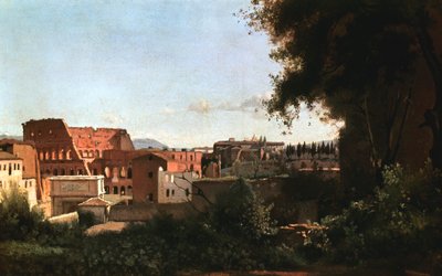 कालीज़ीयम: फ़ारेंस गार्डन, रोम, 1826 से देखें द्वारा जीन बैप्टिस्ट केमिली कोरोट