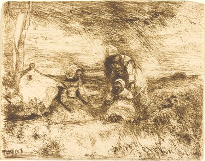 छोटी बहन द्वारा Jean Baptiste Camille Corot