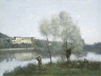 विले डी&39;अवर, सी .१ (६५ (कैनवस पर तेल) द्वारा Jean Baptiste Camille Corot