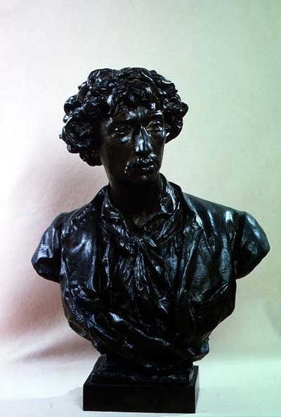 चार्ल्स गार्नियर की बस्ट (1825-98) (कांस्य) द्वारा जीन बैप्टिस्ट कारपो
