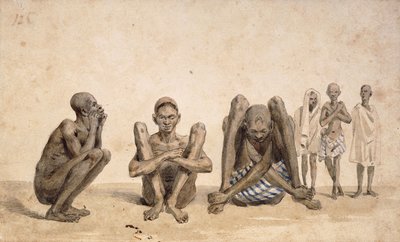 रियो जनेरियो के गुलाम, सी। 1825-6 द्वारा जीन बैप्टिस्ट डेब्रेट