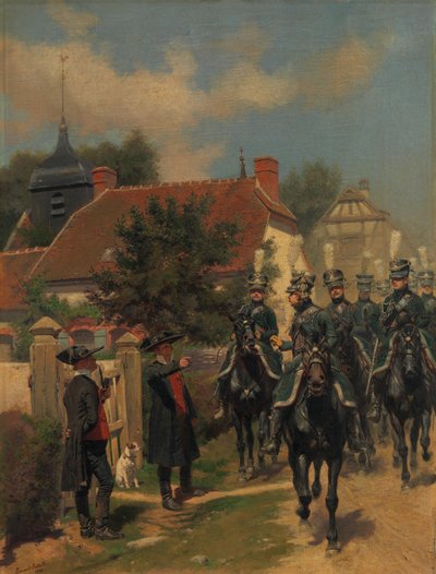 Gendarmes d Ordonnance, 1894। द्वारा जीन बैप्टिस्ट एडौर्ड डिटेल