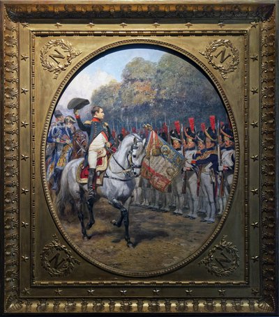 1810 में समीक्षा, c.1875-1900 द्वारा जीन बैप्टिस्ट एडौर्ड डिटेल