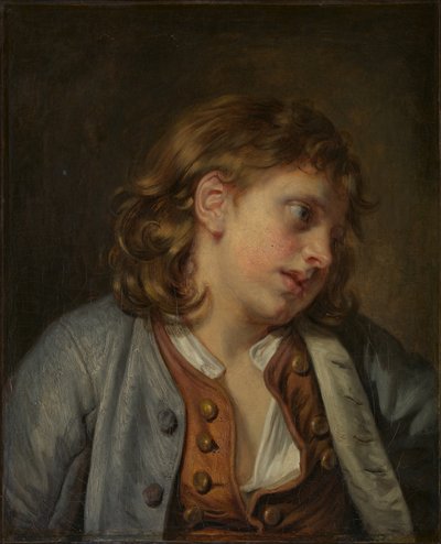 1763 में एक युवा लड़के का प्रमुख। द्वारा Jean Baptiste Greuze