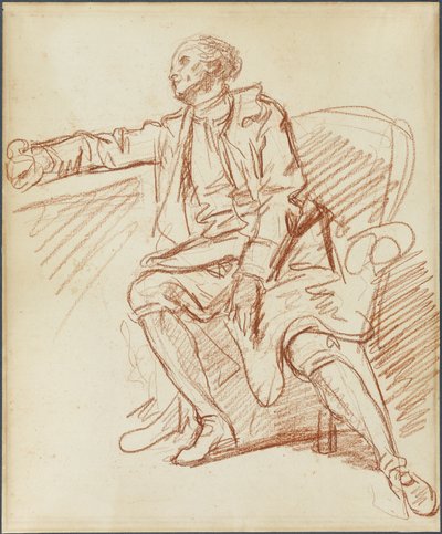 बैठे हुए सज्जन द्वारा Jean-Baptiste Greuze