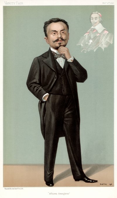 एटरेर्गेर्स, गेब्रियल हैनटॉक्स, फ्रेंच स्टेट्समैन, 1896 द्वारा जीन बैप्टिस्ट गुथ