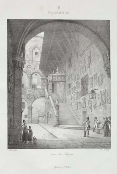 1822, 1833 में इटली की यात्रा। द्वारा जीन-बैप्टिस्ट इसाबे