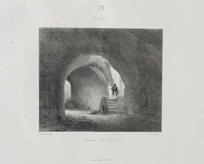1822, 1833 में इटली की यात्रा। द्वारा जीन-बैप्टिस्ट इसाबे