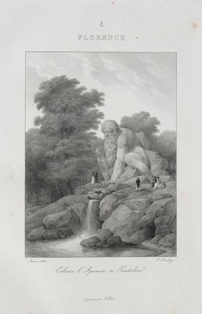 1822, 1833 में इटली की यात्रा। द्वारा जीन-बैप्टिस्ट इसाबे