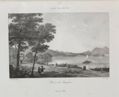 1822, 1833 में इटली की यात्रा। द्वारा जीन-बैप्टिस्ट इसाबे