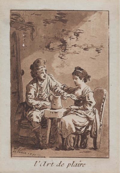 मनभावन कला, 1771। द्वारा जीन बैप्टिस्ट ले प्रिंस