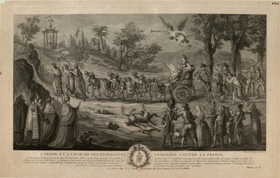 मार्च ऑफ़ द पॉवर्स अलाइड विद फ़्रांस, 1798, 1798। द्वारा जीन बैप्टिस्ट मैरी लौवियन