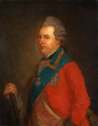 हेस्से-कासेल 1744-1836 के प्रिंस चार्ल्स का पोर्ट्रेट। द्वारा जीन-बैप्टिस्ट पेरोनन्यू