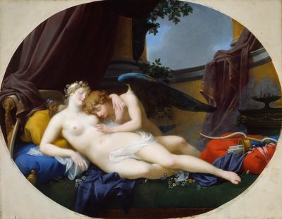 कामदेव और मानस द्वारा Jean-Baptiste Regnault