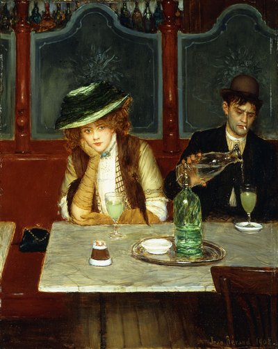 द एब्सेंटे ड्रिंकर, 1908 द्वारा Jean Beraud