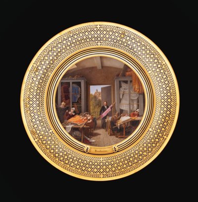कशीदाकारी, c.1820-35 द्वारा जीन चार्ल्स देवलि